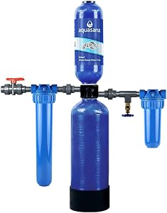 Aquasana Whole House Water Filter System | 1,000,000 Gallons | Carbon & KDF Media | Re