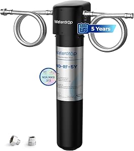 Waterdrop UA-5Y 5-Year Under Sink Water Filter System, Ultra Long Life, Reduces Lead, Chlo