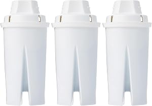 Amazon Basics Enhanced Replacement Water Filters for Water Pitchers, BPA-Free, WQA & N