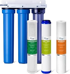 iSpring Heavy Metals Whole House Water Filter System, Reduces Lead, Chloramine, PFAS, Chlo