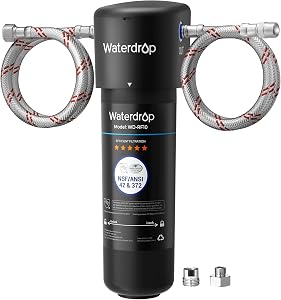Waterdrop 10UA Under Sink Water Filter System, Reduces PFAS, PFOA/PFOS, Lead, Chlorine, Ba