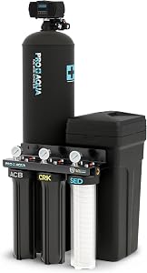 PRO+AQUA PRO-E-S80E Elite Whole House Water Filtration System & 80,000 Grain Water Softene