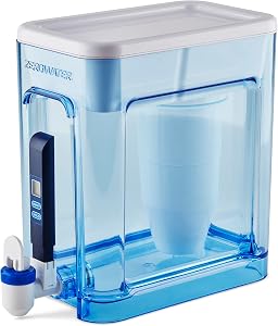 ZeroWater 22-Cup 5-Stage Water Filter Dispenser with Instant Read Out - 0 TDS for Improved