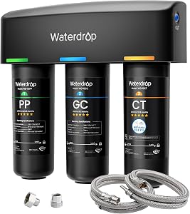 Waterdrop TSA 8 Layer Under Sink Water Filter System, Under Sink Water Filtration System, 