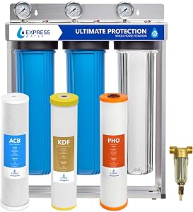 Express Water Whole House Water Filter System | Ultimate Protection | 3 Stage Water Purifi