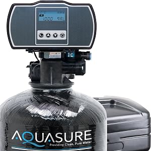 Aquasure Harmony Series Grains Whole House Water Softener with High Performance Automatic 